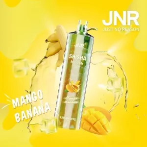 JNR Shisha Hookah – Mango Banana 12,000 Puffs