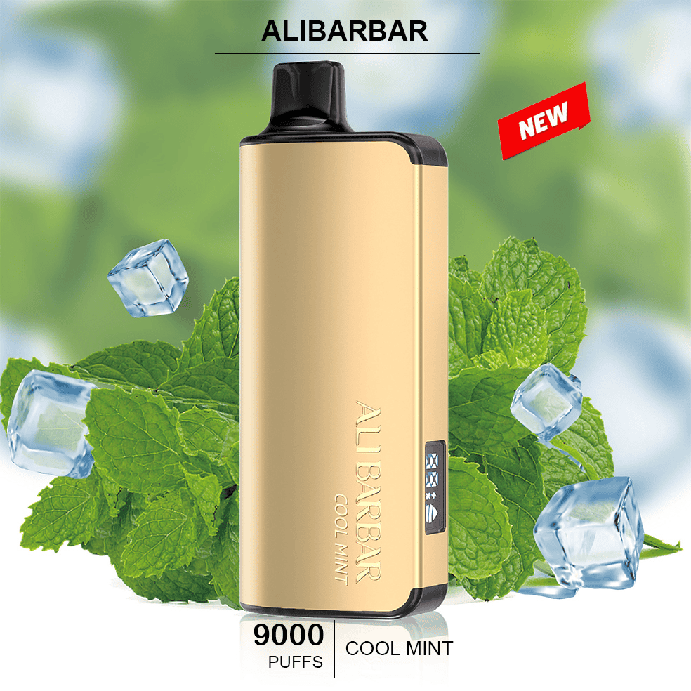 ALIBARBAR INGOT COOL MINT-9000 puffs — 9000 puffs disposable vape