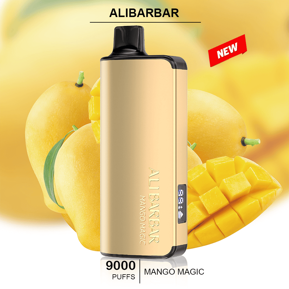 ALIBARBAR INGOT MANGO MAGIC-9000 puffs — 9000 puffs disposable vape