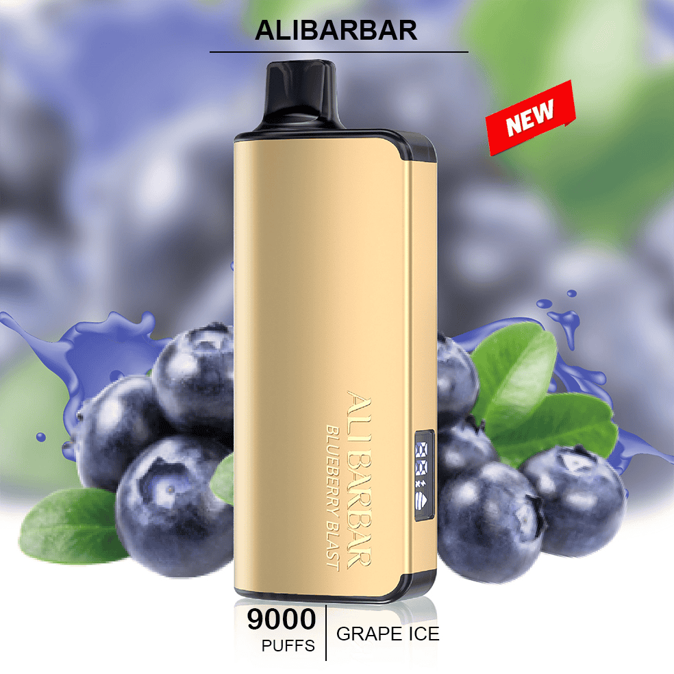 ALIBARBAR INGOT BLUEBERRY BLAST-9000 PUFFS — 9000 puffs disposable vape