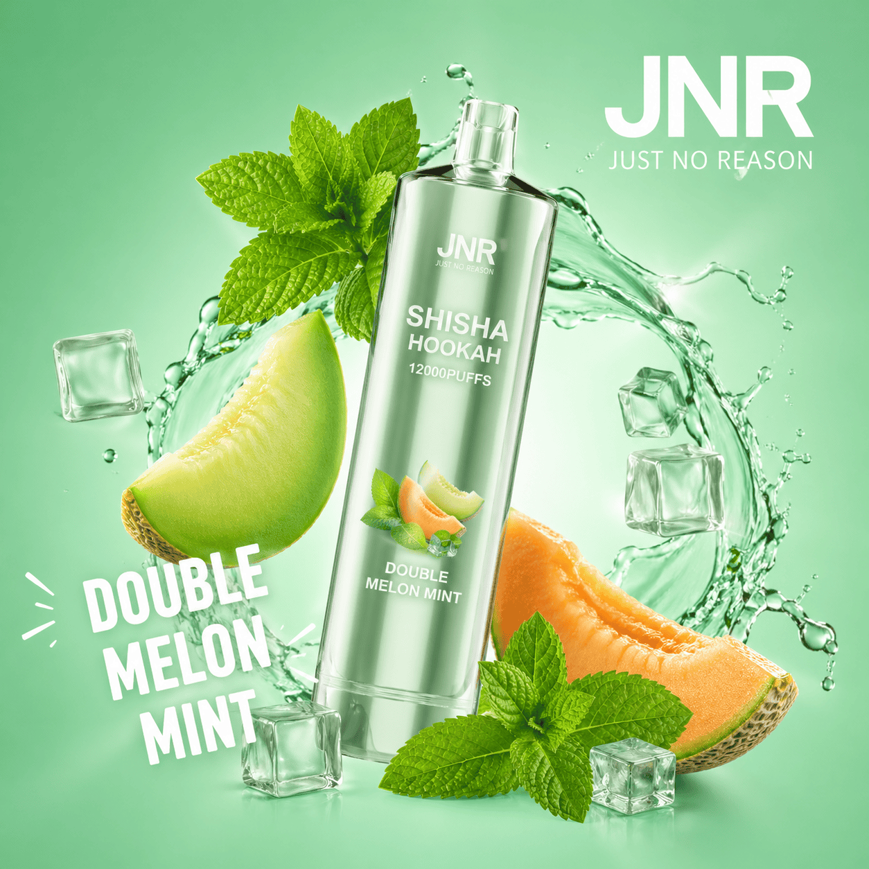 JNR Shisha Hookah – DOUBLE MELON MINT 12,000