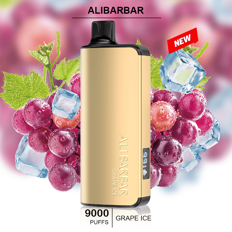 ALIBARBAR INGOT GRAPE ICE-9000 puffs — 9000 puffs disposable vape