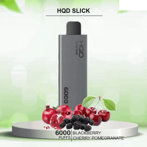 HQD SLICK BLACKBERRY CHERRY POMEGRANATE – 6000 PUFFS