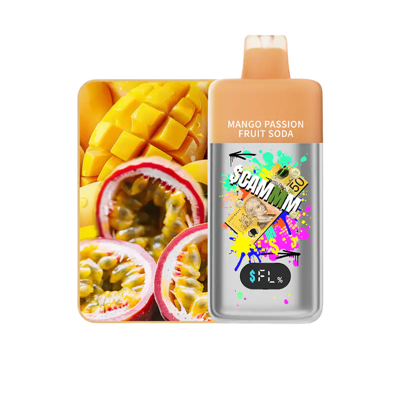 Scammm – Mango Passion Fruit Soda 15,000 Puffs