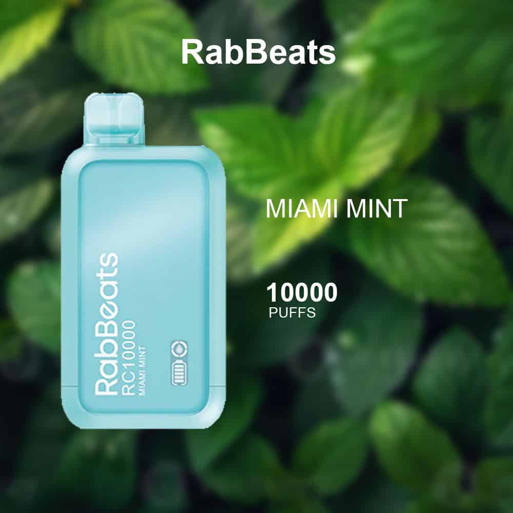 RABBEATS BAR MIAMI MINT – 10,000 PUFFS